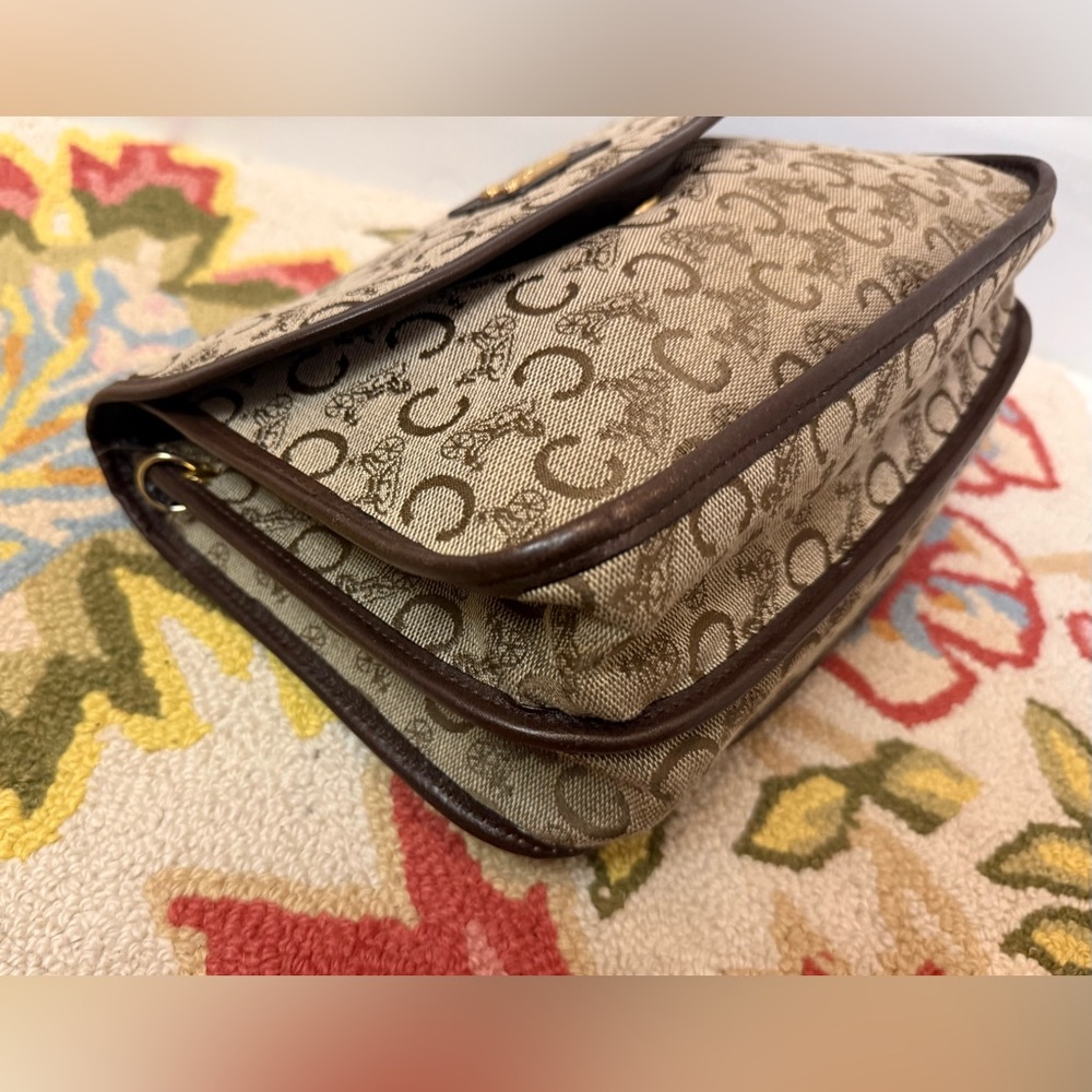 Celine Tan and Brown Crossbody Bag - Picture 4 of 16